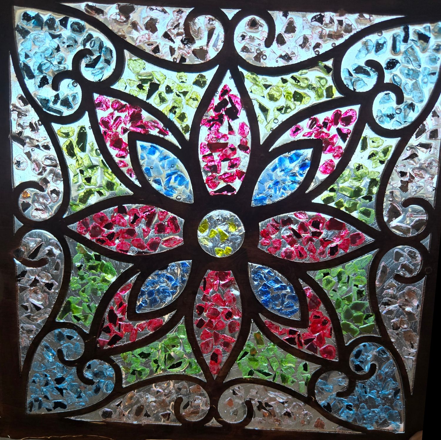 Crushed Glass &amp; Resin