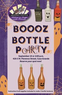 Booz Bottle Party (booze not included)