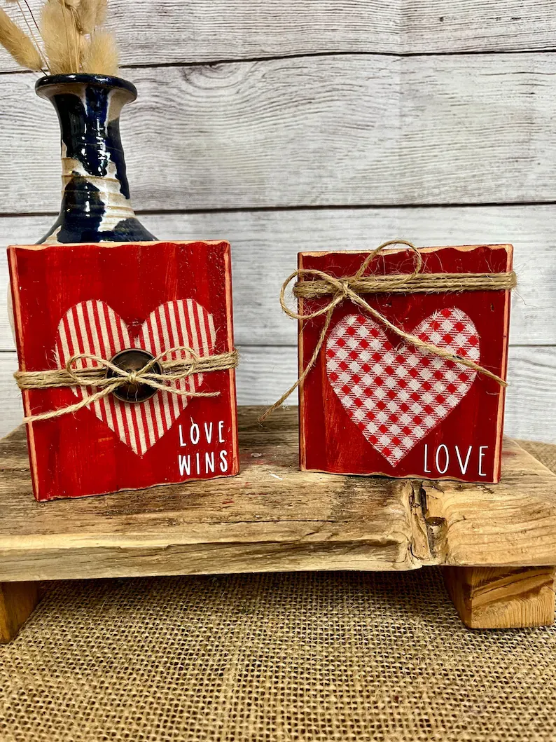 Valentine printed Blocks Class