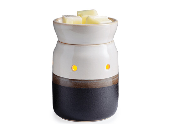 Midsize Fragrance Warmer Ivory & Iron