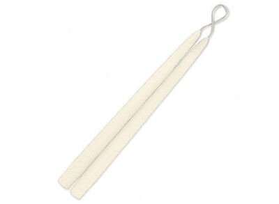 12" Taper Candles - Ivory