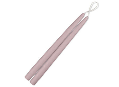 12" Taper Candles - Mauvelous