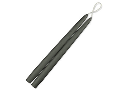 12" Taper Candles - Pewter