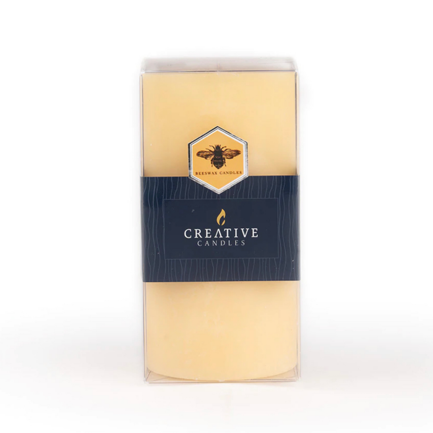 Beeswax Natural Pillar Candle 3" x 6" 