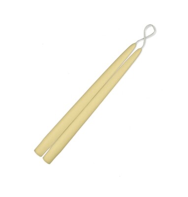 Beeswax Natural 7/8" x 12" Taper 