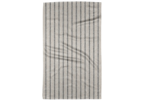 Ren Grey Geometry Tea Towel