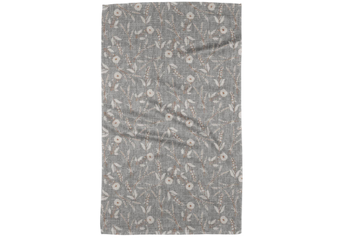 Boyce Gray Geometry Tea Towel