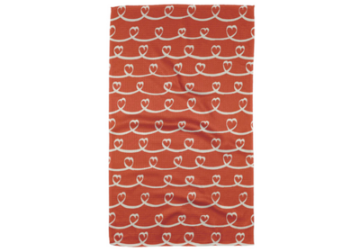 Ribbons Geometry Tea Towel