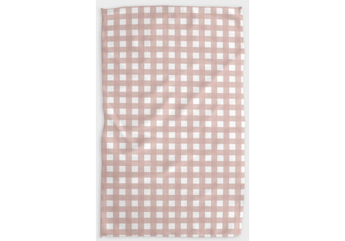 Gigi - Dusty Rose Geometry Tea  Towel
