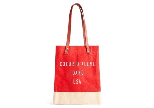 Apolis Wine Tote in Red