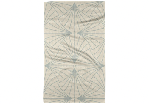 Libby Cream Geometry Tea Towel 