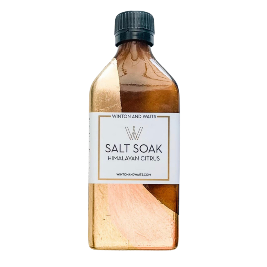 Charcoal Sage Salt Soak