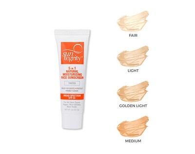 5 in 1 Tinted Moisturizer Face Sunscreen