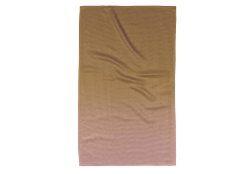 Caramel Macchiato Geometry Tea Towel