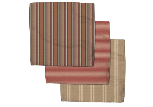 Fall Stripes Geometry Dishcloths