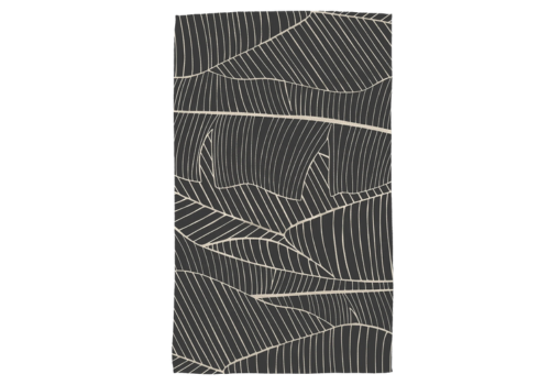 Neutral Palms Geometry Tea Towel