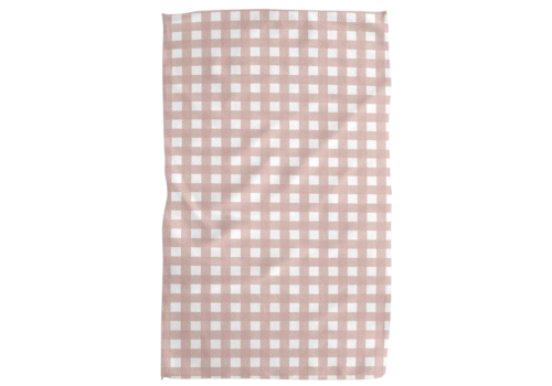 Gigi - Dusty Rose Geometry Tea Towel