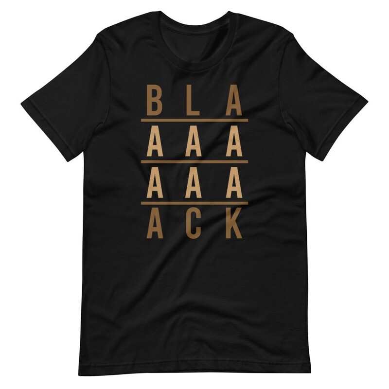 BLAAAAAAAACK Short-Sleeve Unisex T-Shirt