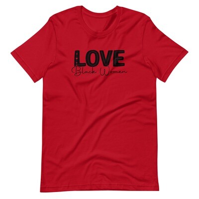Love Black Women Short-Sleeve Unisex T-Shirt
