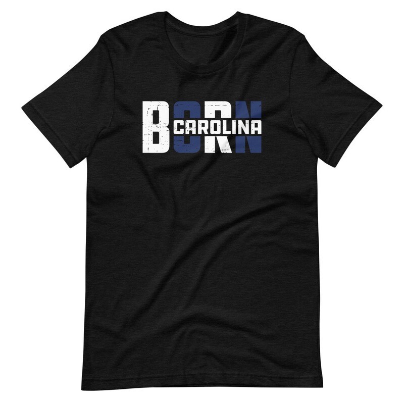 Carolina Born (South Carolina FLAG) V2 Short-Sleeve Unisex T-Shirt