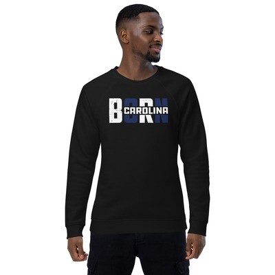 Carolina Born (South Carolina FLAG)  organic raglan sweatshirt