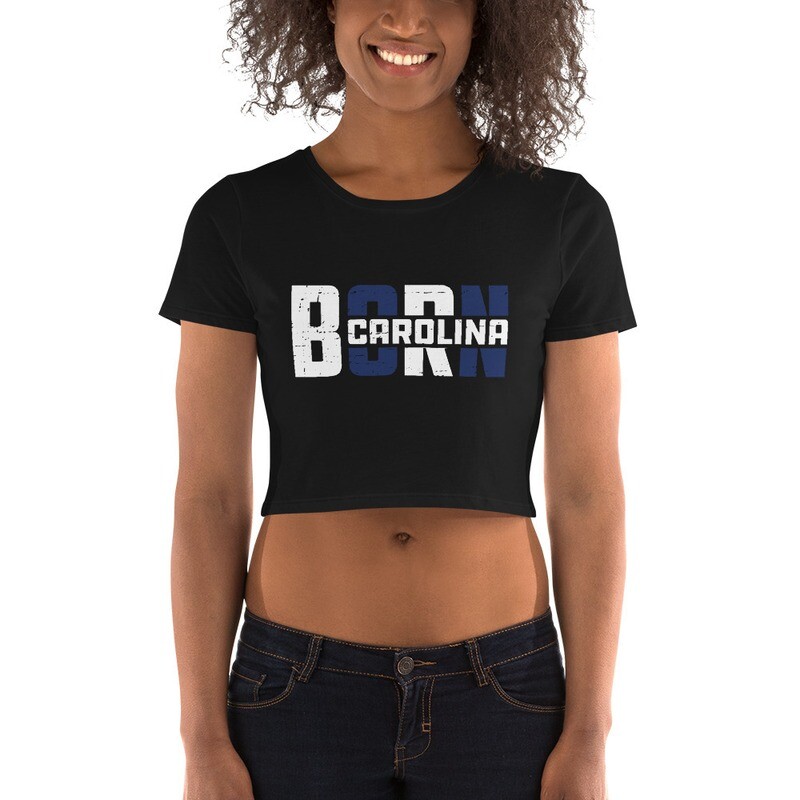 Carolina Born (South Carolina FLAG)  Women’s Crop Tee