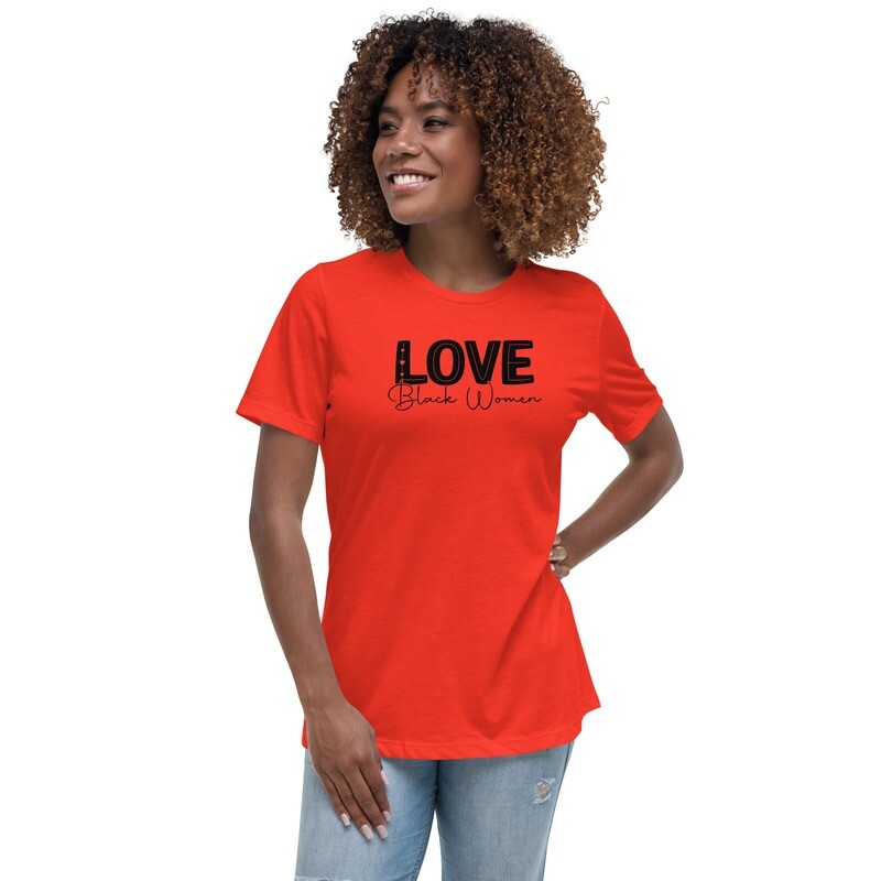 Love Black Women Women's Relaxed T-Shirt