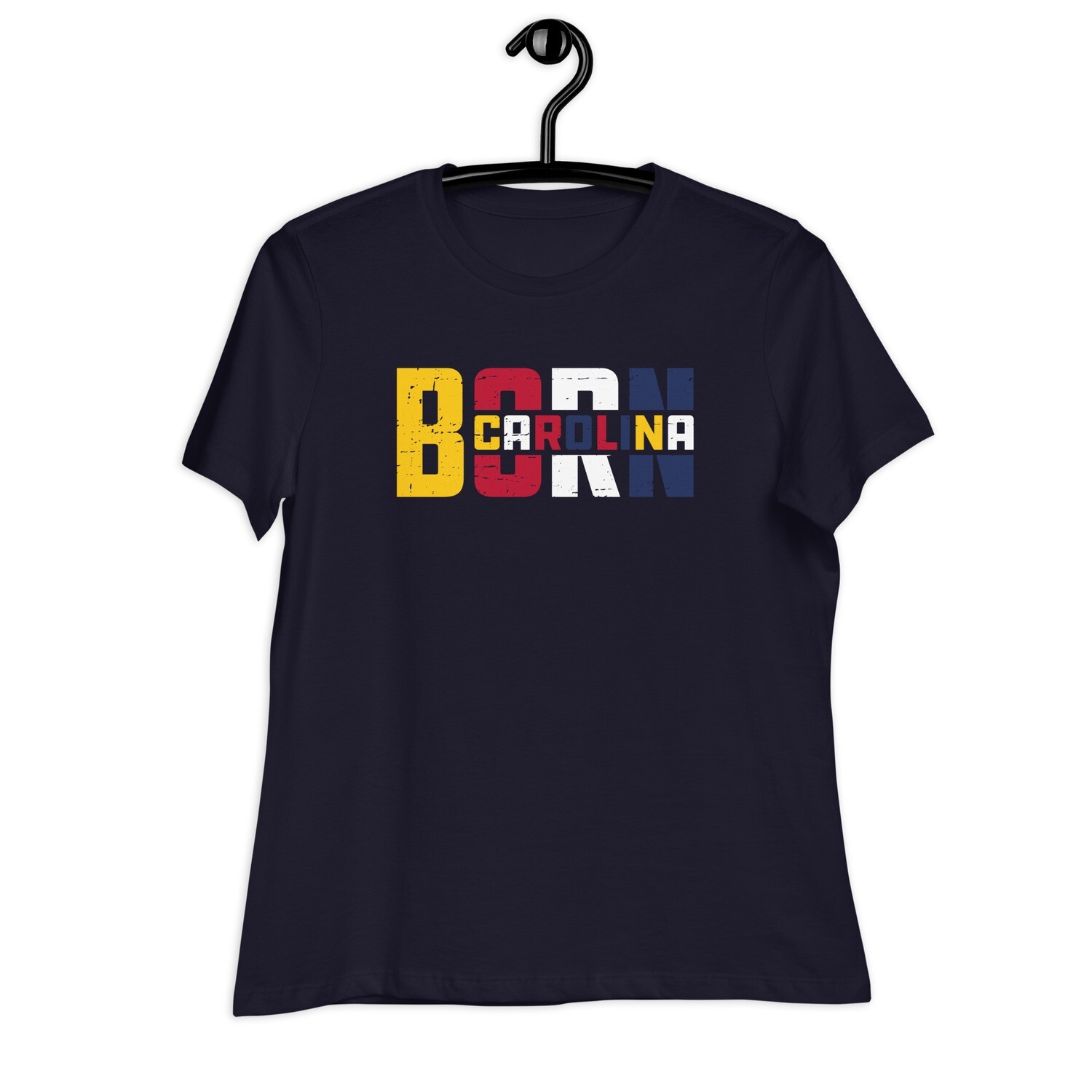 Carolina Born (North Carolina Flag) Women's Relaxed T-Shirt