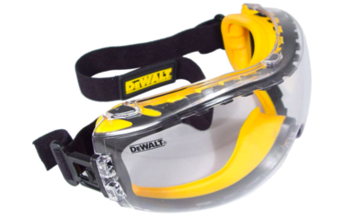 Gafas de seguridad antiniebla DeWalt lente transparente, doble molde