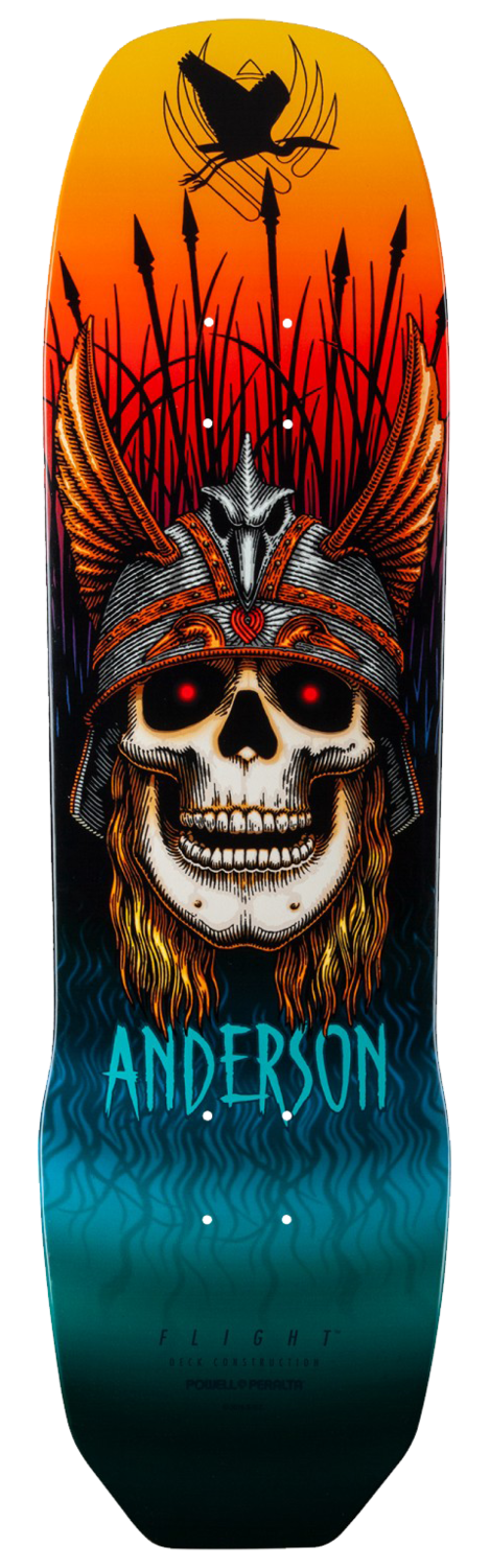 Powell Peralta Pro Andy Anderson Heron Flight Skateboard Deck for sale online 