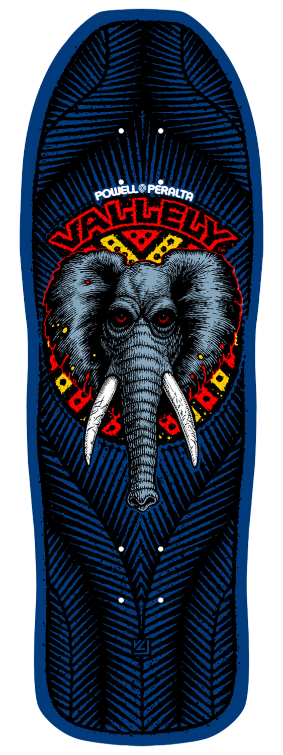 Powell Peralta Mike Vallely Elephant Skateboard Deck Reissue RED 10 x 30.25 