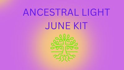 🌿 Ancestral Light – June Ritual Kit