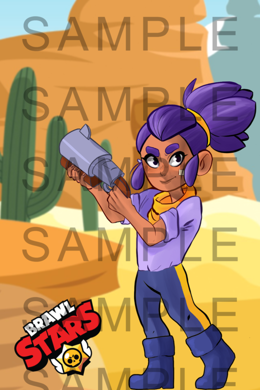 BRAWL STARS - Shelly 4&quot;x6&quot; Postcard