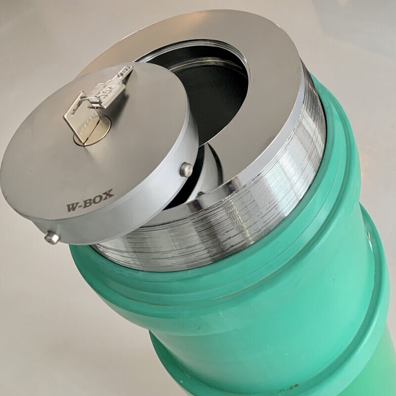 safemo-tube XXL-Plus, rundes Bodentresor-System, 4-teilig, werkseitig konfektioniert, D=200/L=550mm, Typ W-BOX safemo-tube XXL-Plus, rundes Bodentresor-System, 4-teilig, werkseitig konfektioniert, D=200/L=550mm, Typ W-BOX