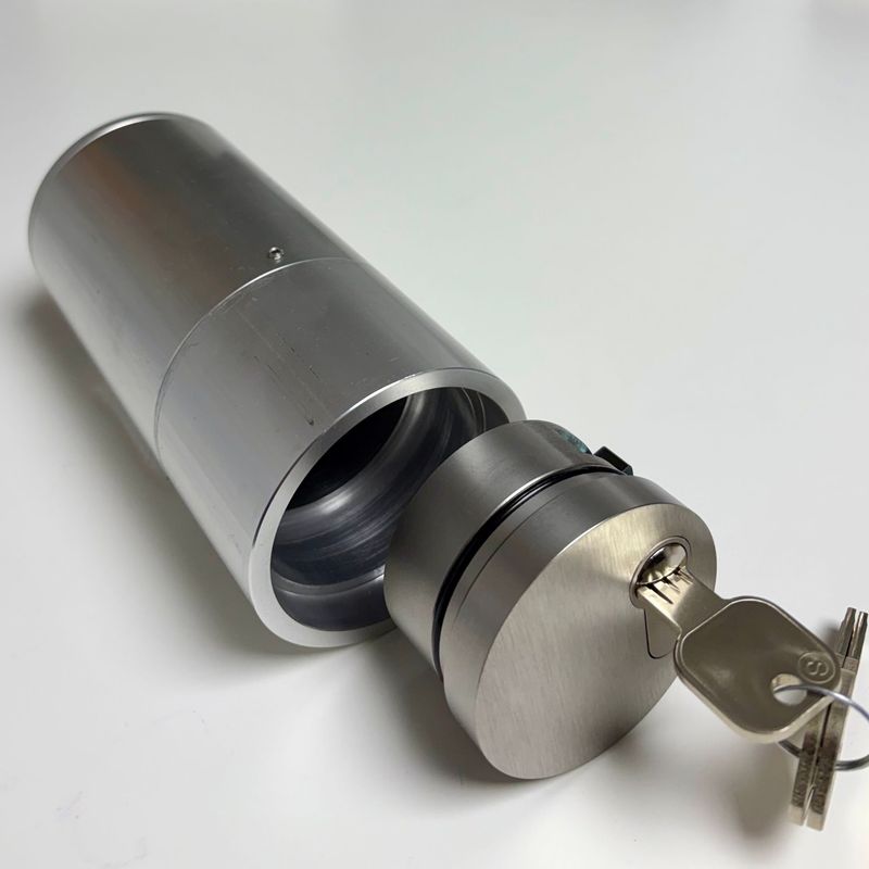 safemo-tube S 075/160-240 Vario, verlängerbarer Schlüssel- bzw. Minitresor, Typ Schweisthal