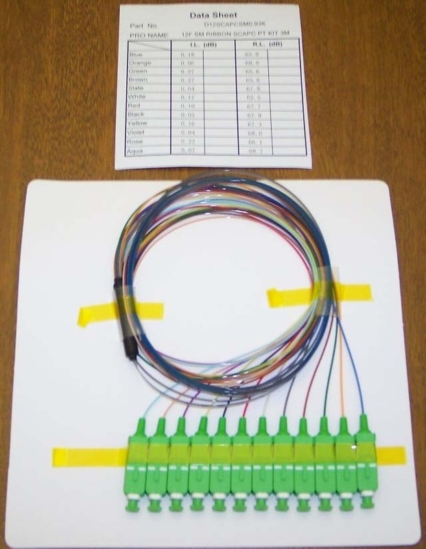 Color Coded Pigtails for Splicing
