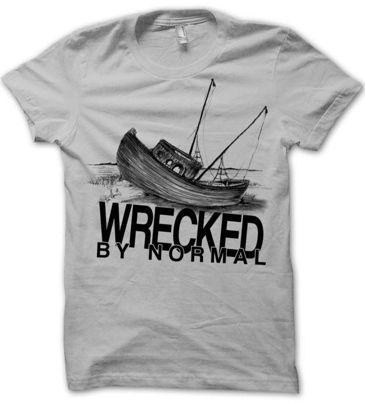 &quot;Wrecked by Normal&quot; by Tim Harris, Short Sleeve