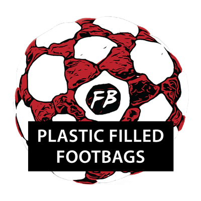 PLASTIC FILLED FOOTBAGS