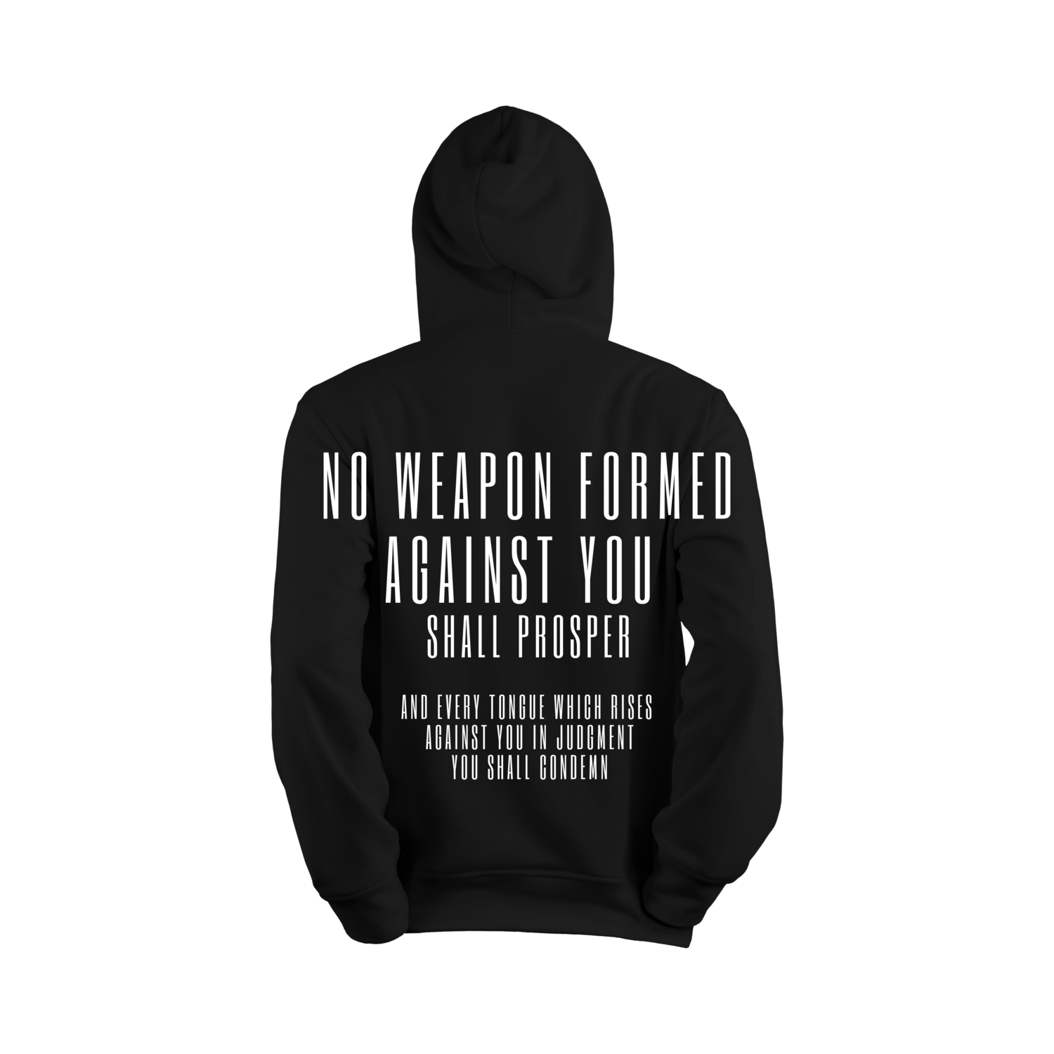 DELA&#39;S DESIGNED HOODIE - ISAIAH 54:17