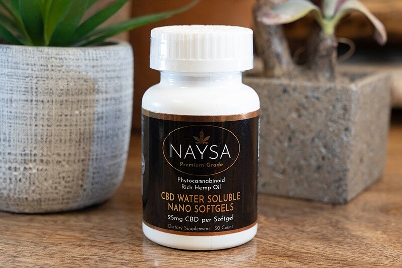 Naysa CBD Water Soluble Nano Softgels