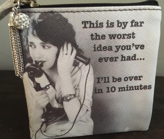 MY FAVORITE THINGS &quot;Worst Idea&quot; coin purse
