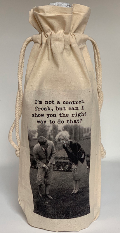 MY FAVORITE THINGS &quot;Control Freak&quot; Wine Bag