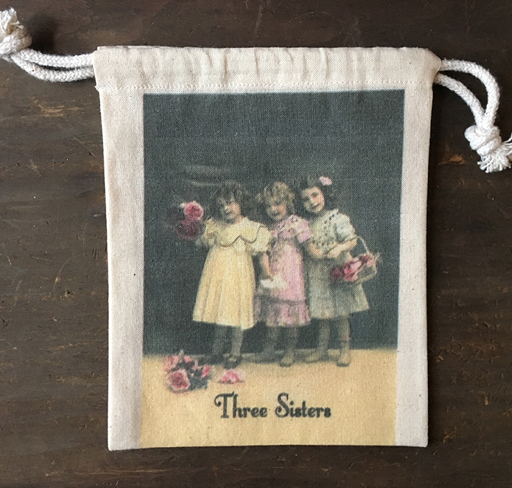 MY FAVORITE THINGS &quot;Three Sisters&quot; Drawstring Pouch