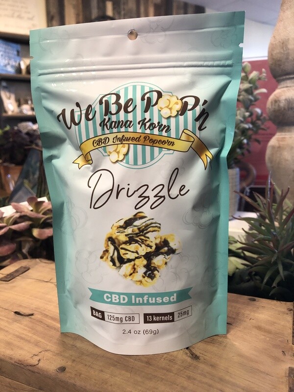We Be Pop&#39;n CBD infused Popcorn-Drizzle
