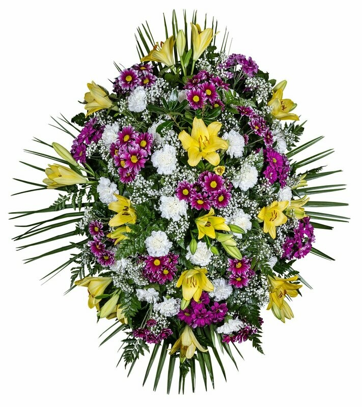 Palma de Flores Condolencia