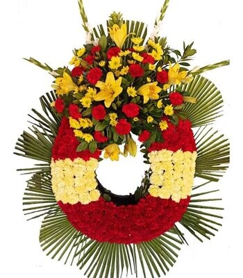 Corona Funeraria Bandera de España