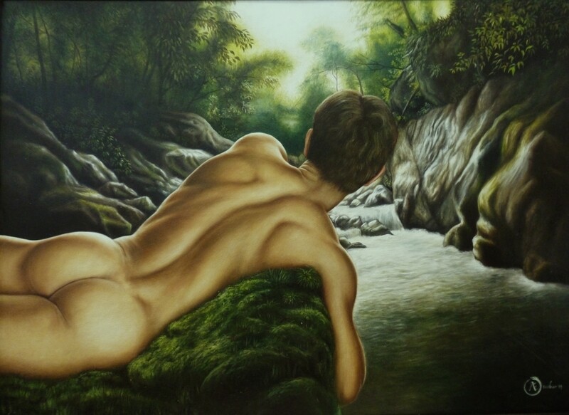 Contemplating the beauty