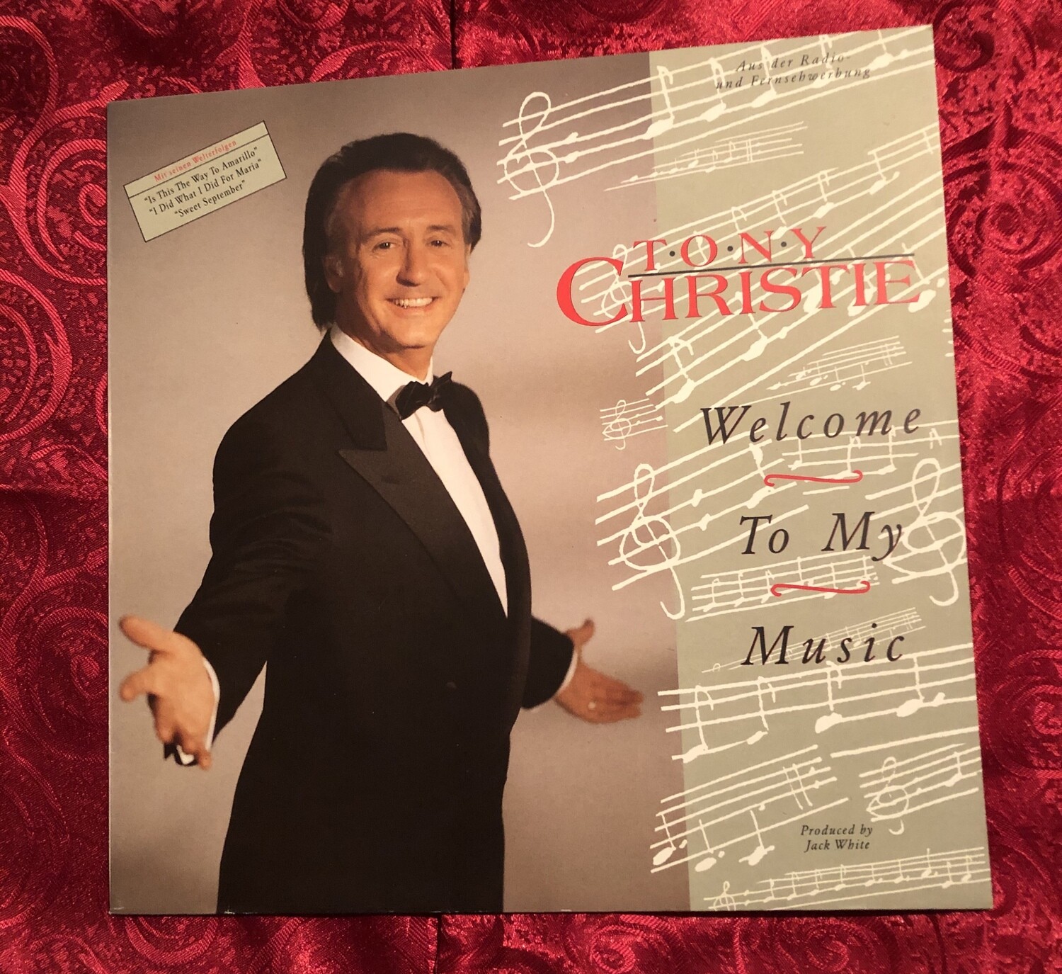 Tony Christie Welcome To My Music Lp schallplattenparadis