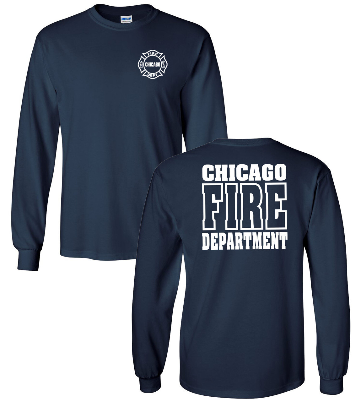 CFD Spec Long sleeve T-Shirt(White Print)