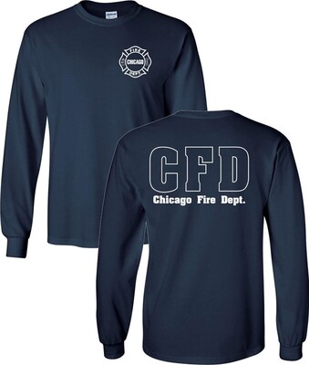 Chicago Fire Department 2-Sided Long Sleeve T-shirt
